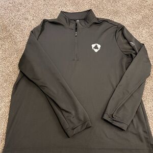 Black Quarter-Zip Pullover adidas Hudl (XL)